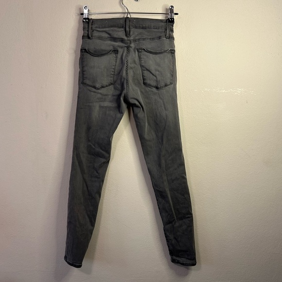Frame Le High Skinny Gray Jeans - Picture 3 of 5